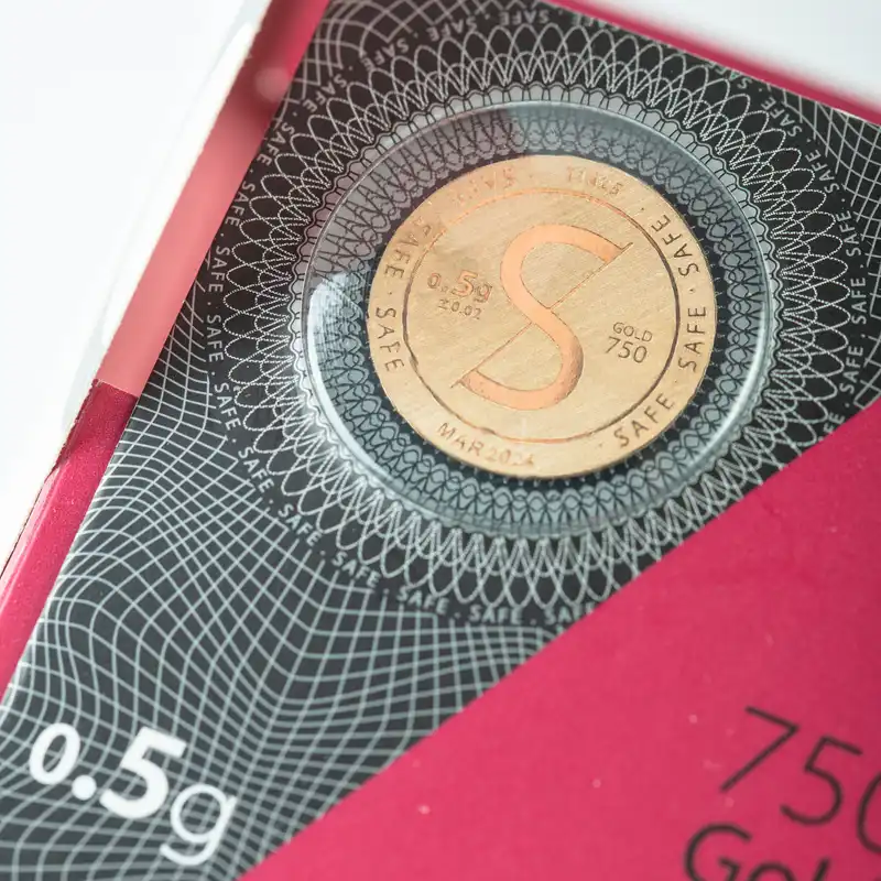 شمش طلا 18 عیار طلای سیف مدل H0.5