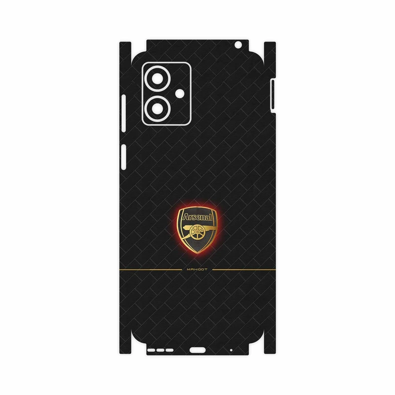 برچسب پوششی ماهوت مدل Arsenal-FullSkin مناسب برای گوشی موبایل موتورولا Moto G14