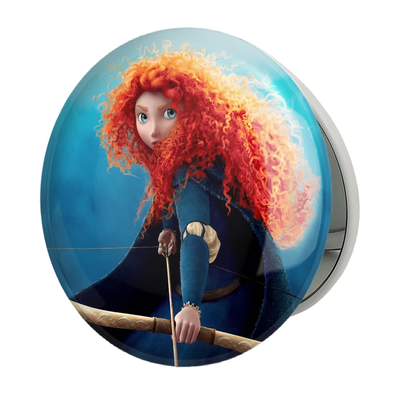 آینه جیبی خندالو طرح انیمیشن دلیر  Brave مدل تاشو کد 1680 