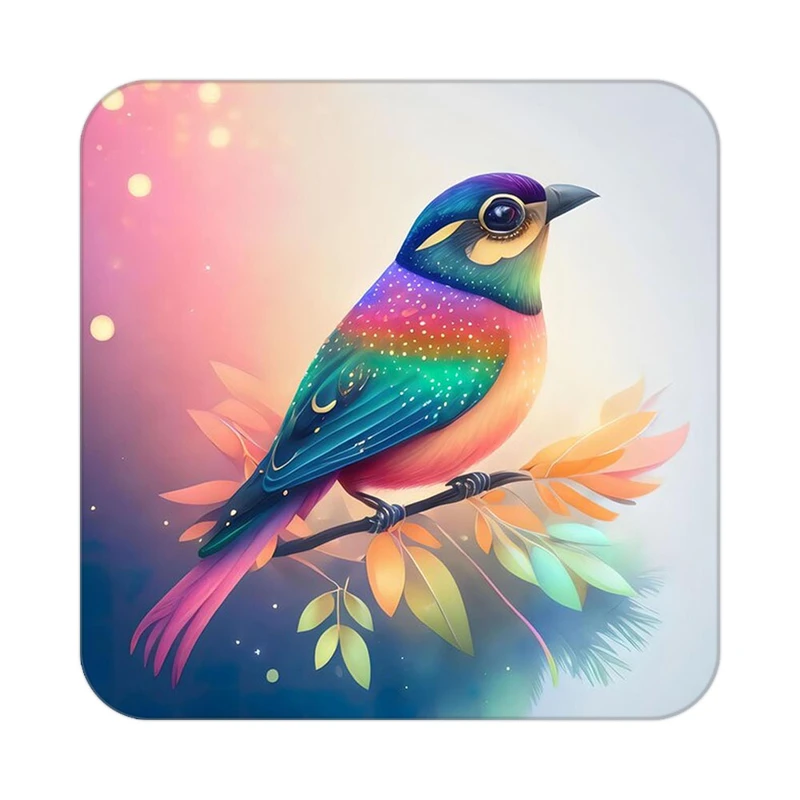 زیر لیوانی کاکتی طرح حیوانات رنگی مدل mp27045