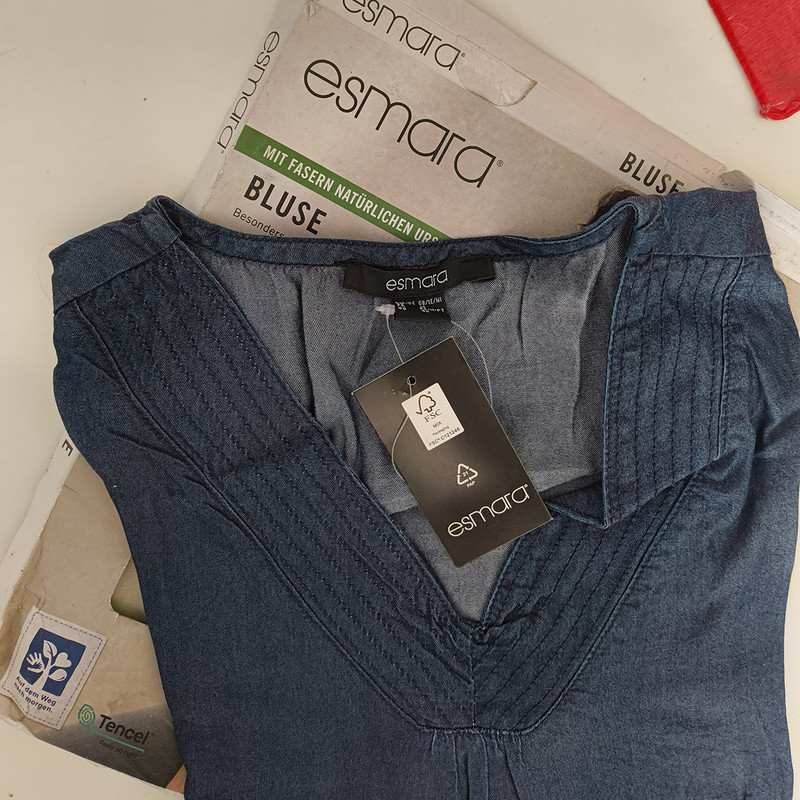 بلوز آستین کوتاه زنانه اسمارا مدل 18403695