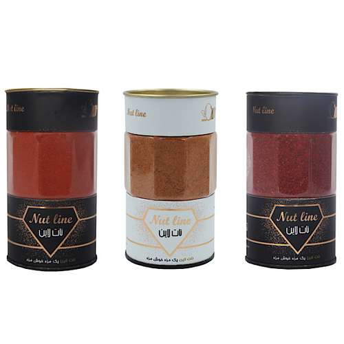 پودر پاپریکا و پول بیبر و پودر کچاپ نات لاین - 390 گرم بسته 3 عددی