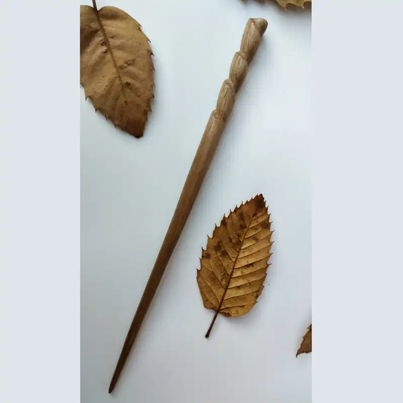 گیره مو مدل چوبی مارپیچ