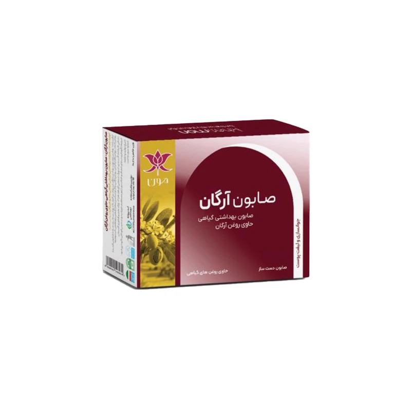 صابون شستشو جوان کننده صورت خاص مون مدل آرگان مناسب برای انواع پوست وزن 100 گرم