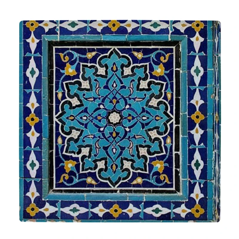 زیر لیوانی طرح گل و بوته و نقوش هندسی کد    4016529_2368