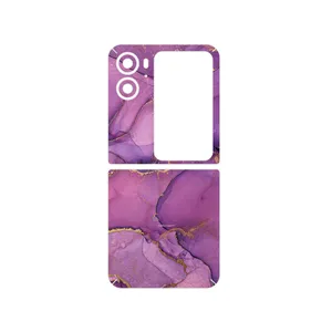 MAHOOT Purple Marble Cover Sticker for Oppo Find N2 Flip