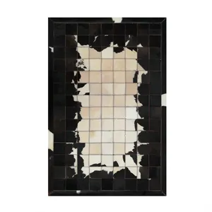 کلاژ فرش پوست و چرم کمالی مدل AD-00341