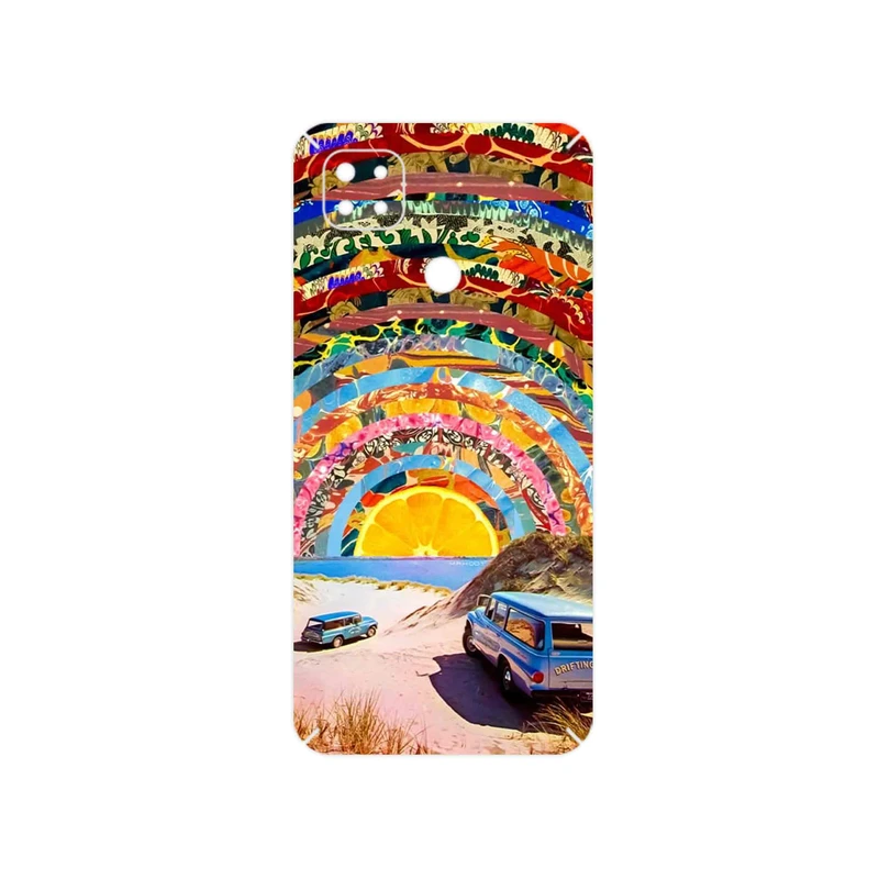 برچسب پوششی ماهوت مدل Collage of Orange Sky مناسب برای گوشی موبایل شیائومی Redmi 9 Activ
