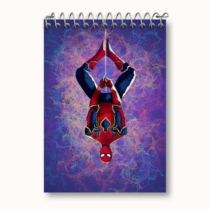 دفتر یادداشت 50 برگ خندالو طرح مرد عنکبوتی (Spider Man) کد N4980