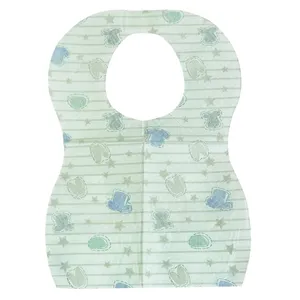 پیشبند یکبار مصرف نوزادی مدل ستاره ای بسته 10 عددی