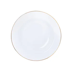 بشقاب غذاخوری پارس اپال مدل دیوالی خط طلا بسته 6 عددی