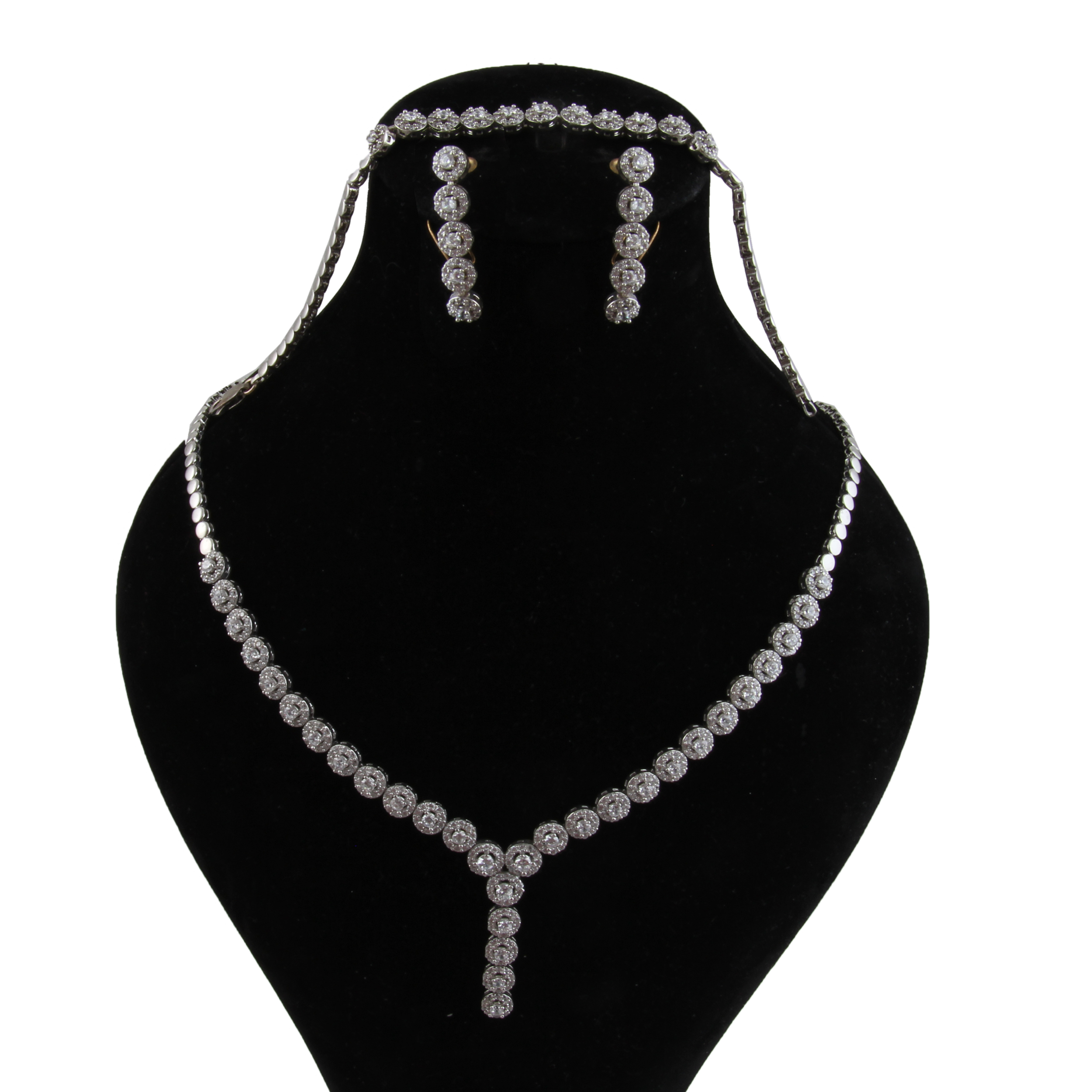 نیم ست نقره زنانه بازرگانی میلادی کدNTR_317