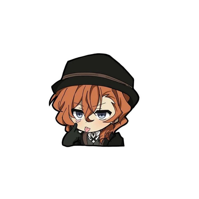 استیکر لپ تاپ و موبایل مدل انیمه طرح سگ‌های ولگرد بانگو چویا ناکاهارا Bungo Stray Dogs Chuya Nakahara کد 3210