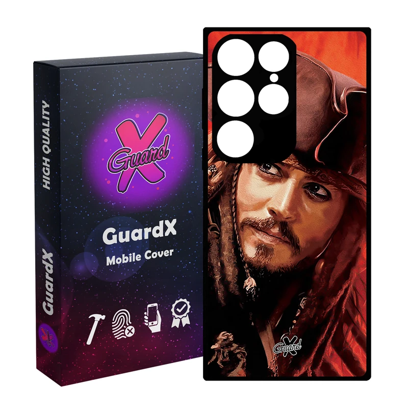 کاور گارد ایکس طرح Johnny Depp مدل Glass10205 مناسب برای گوشی موبایل سامسونگ Galaxy S24 Ultra