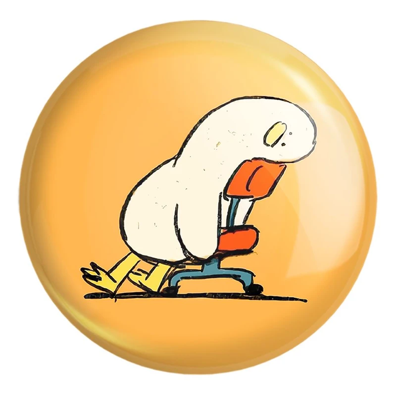 پیکسل خندالو طرح اردک خسته کد 8609 مدل بزرگ