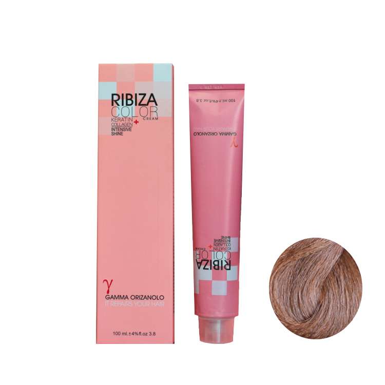 رنگ مو ریبیزا شماره 8.00 حجم 100 میلی لیتر رنگ بلوند فندقی روشن