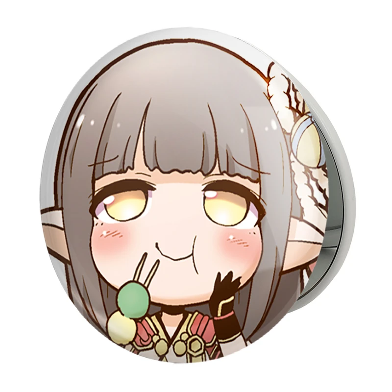 آینه جیبی خندالو طرح بازی شکارچی هیولا (Monster Hunter) مدل تاشو کد 33211