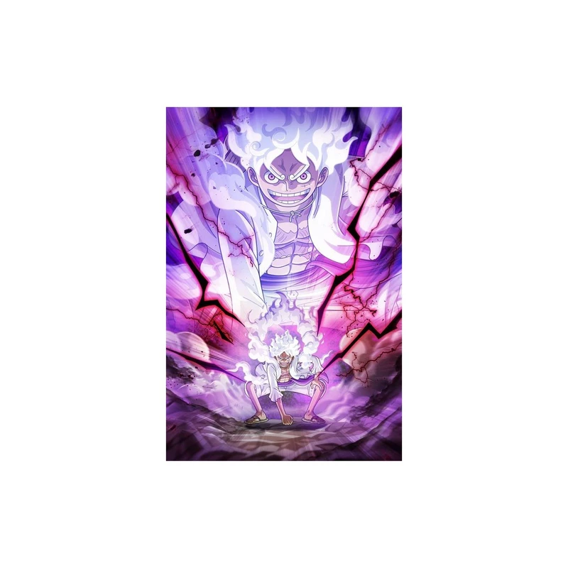 استیکر لپ تاپ و موبایل مدل انیمه طرح وان پیس مانکی دی لوفی کد 6360