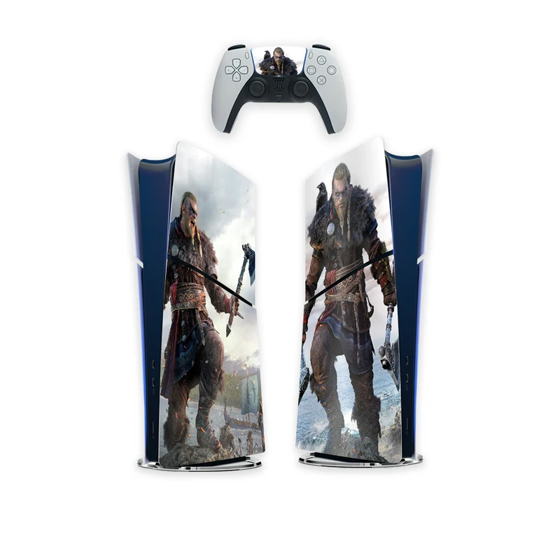برچسب کنسول بازی پلی استیشن 5 اسلیم کایمون مدل GOD OF WAR کدP5S043 بسته 6عددی