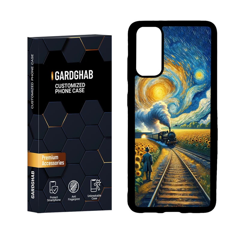 کاور گارد قاب مدل دور ژله ای هنری مناسب برای گوشی موبایل سامسونگ Galaxy S20