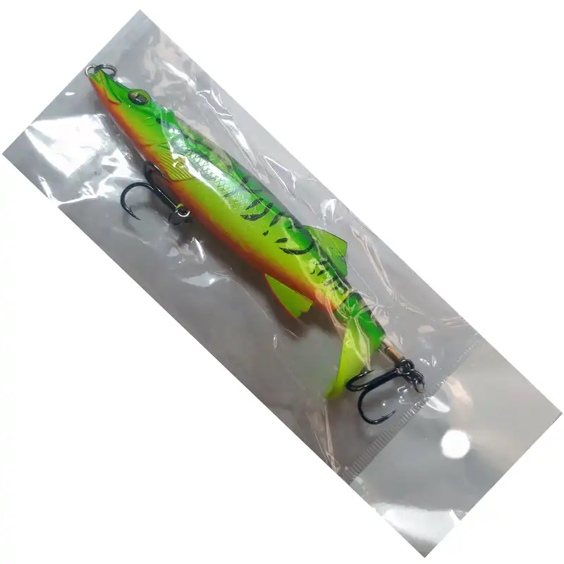 طعمه ماهیگیری مدل اردک ماهی مصنوعی دم چرخان