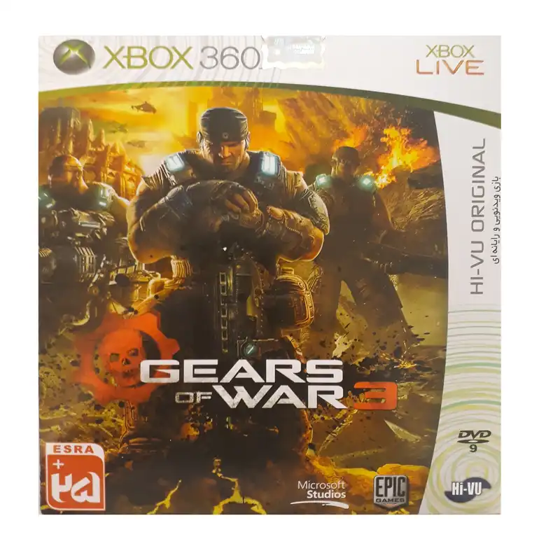 بازی gears of war 3 مخصوص xbox 360