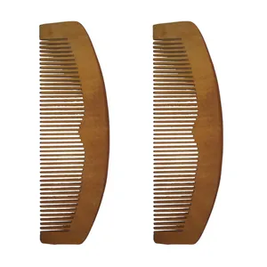  شانه مو مدل چوبی دندانه ریز کد SH_3_class__B مجموعه 2 عددی