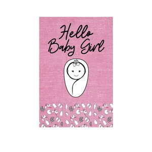 کارت پستال بادکنک آبی مدل تولد کد baby3