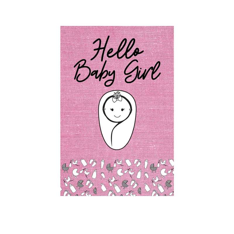 کارت پستال بادکنک آبی مدل تولد کد baby3