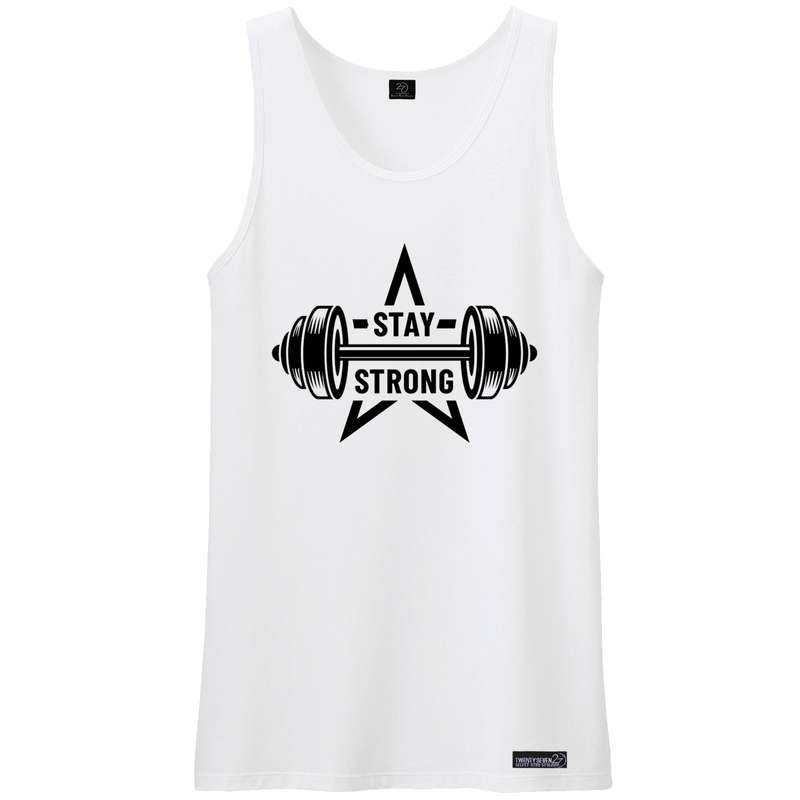 تاپ مردانه 27 مدل STAY STRONG کد WN986