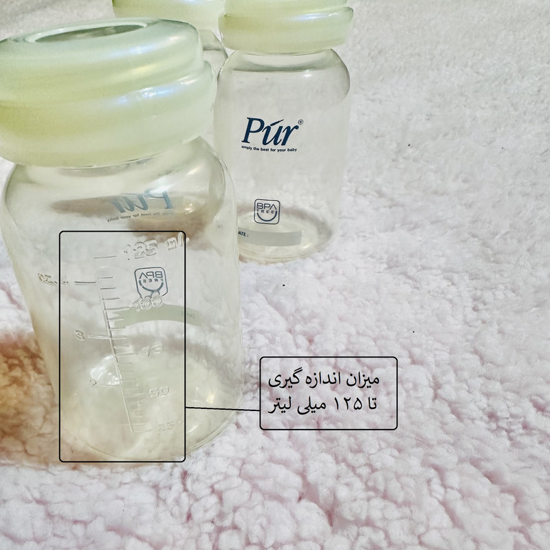 ذخیره کننده شیر پییور مدل G-100 بسته 3 عددی