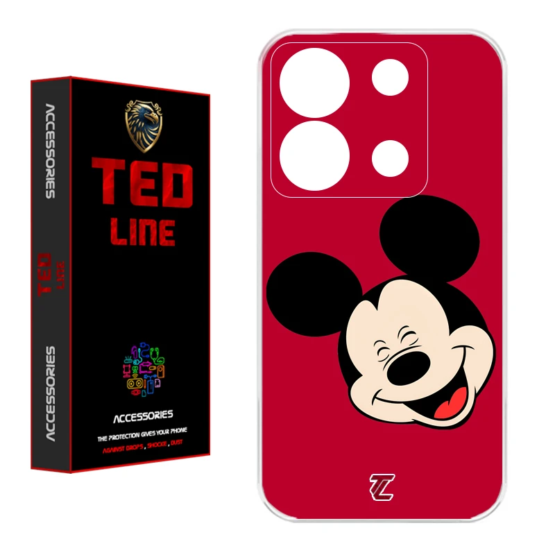 کاور تدلاین طرح میکی موس کد 1213 مناسب برای گوشی موبایل شیائومی Redmi Note 13 Pro 5G / Poco X6