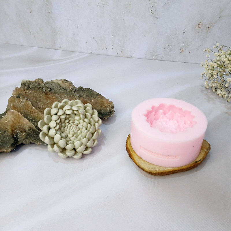 قالب شمع کوشا اکسسوری مدل گل داوودی