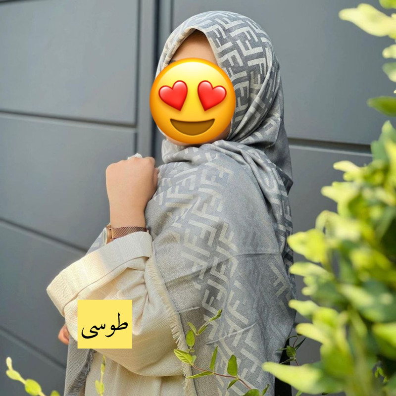 روسری زنانه مدل نخ کشمیر لمه دار کد 03