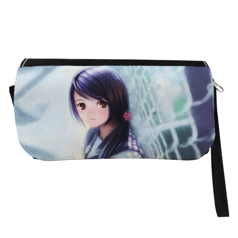 جامدادی طرح انیمه گرل مدل دو زیپ کد TJ231