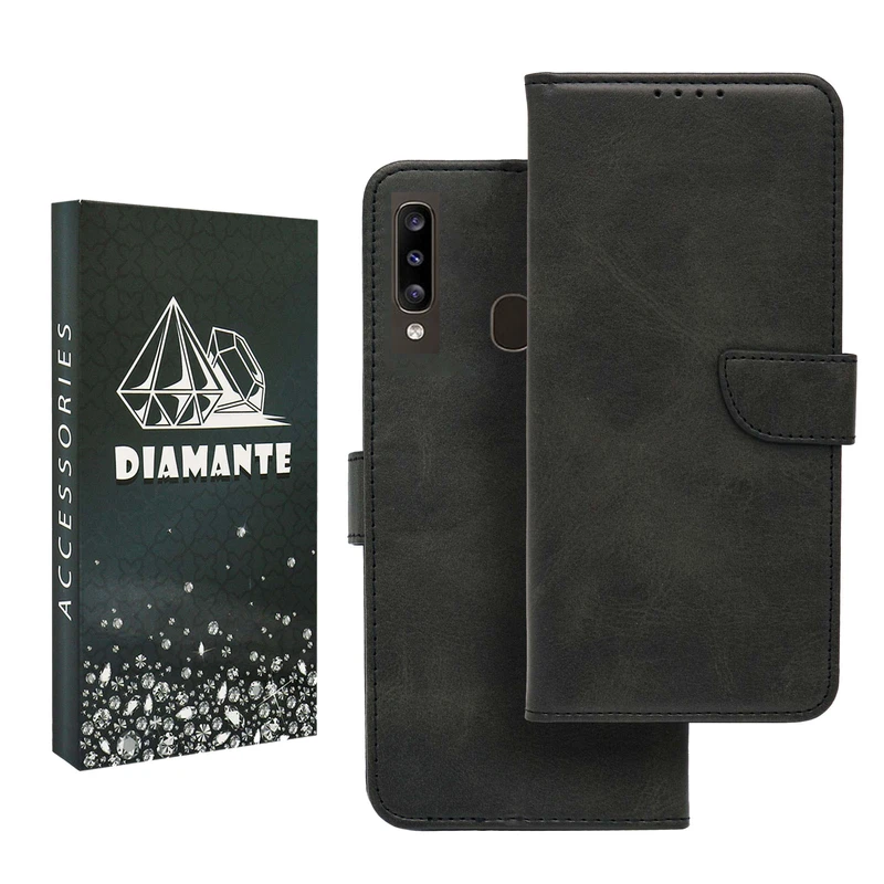 کیف کلاسوری دیامانته مدل Khoshi Bk مناسب برای گوشی موبایل سامسونگ Galaxy A20s