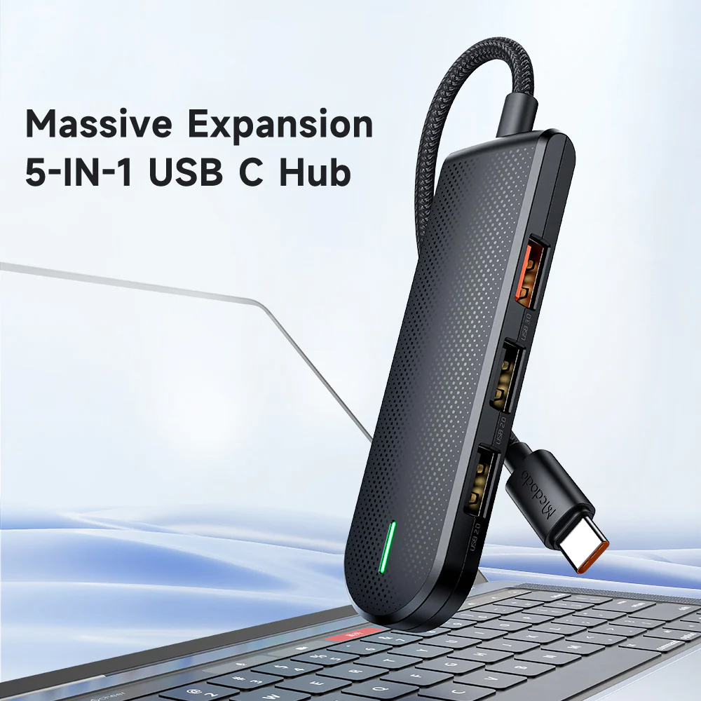 هاب 5 پورت USB-C مک دودو مدل HU-1430