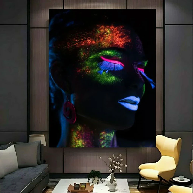 استیکر طرح آرایش زنانه مدل نورانی کد BK24927