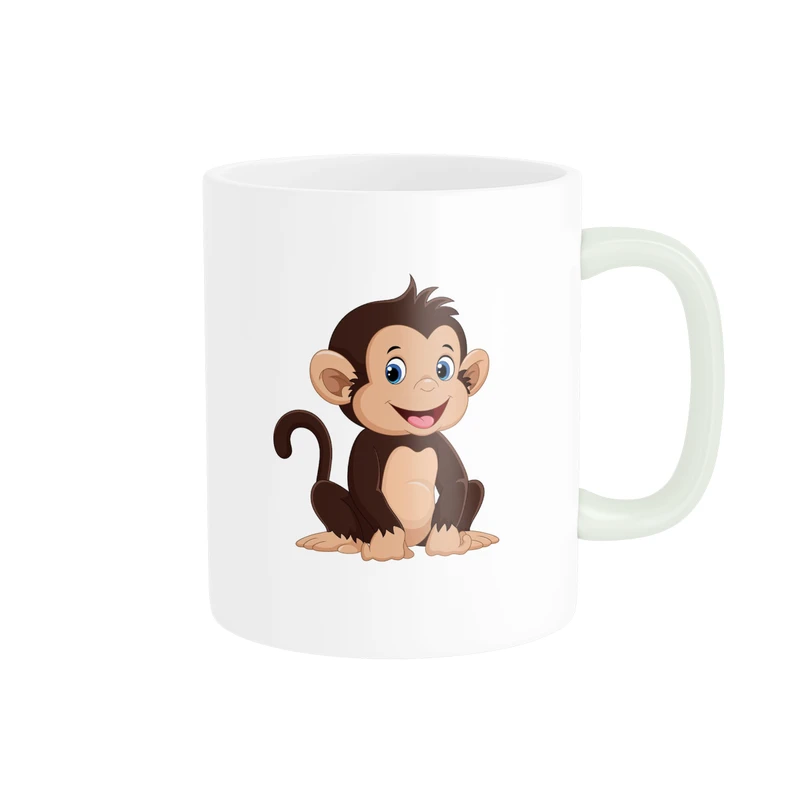 ماگ پاد آفرین مدل میمون بامزه کد DKC254