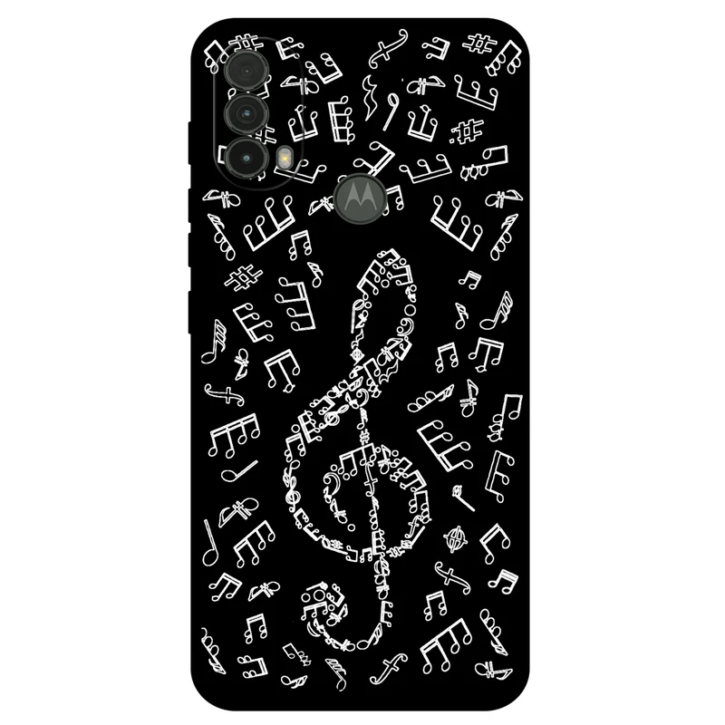 کاور مگافون طرح نوت موسیقی مدل 1370 مناسب برای گوشی موبایل موتورولا Moto E40