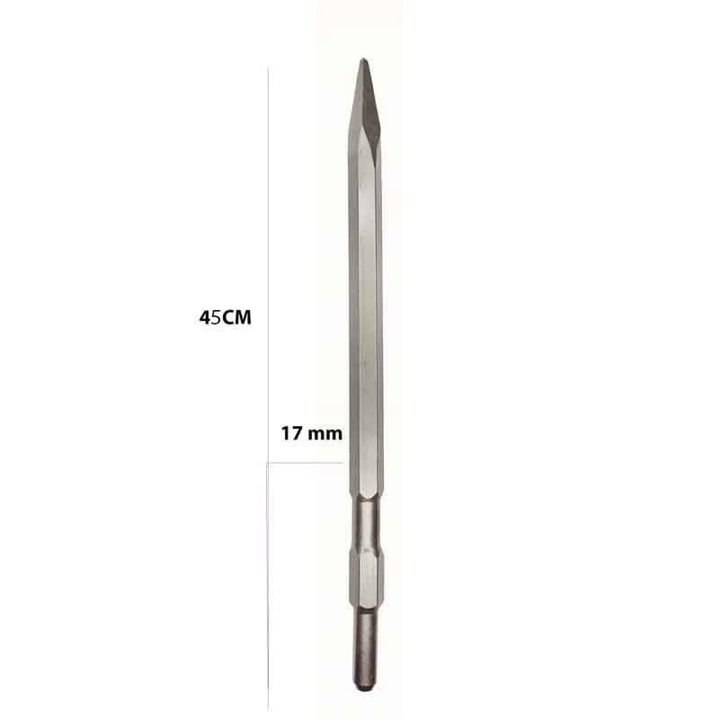قلم  بتن کن شش گوش تام مدل نوک تیز کد AJ-810/17*450MM سایز 45 سانتی متر
