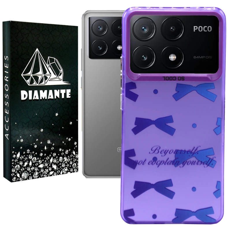 کاور دیامانته مدل Papillon Bk مناسب برای گوشی موبایل شیائومی Poco X6 Pro