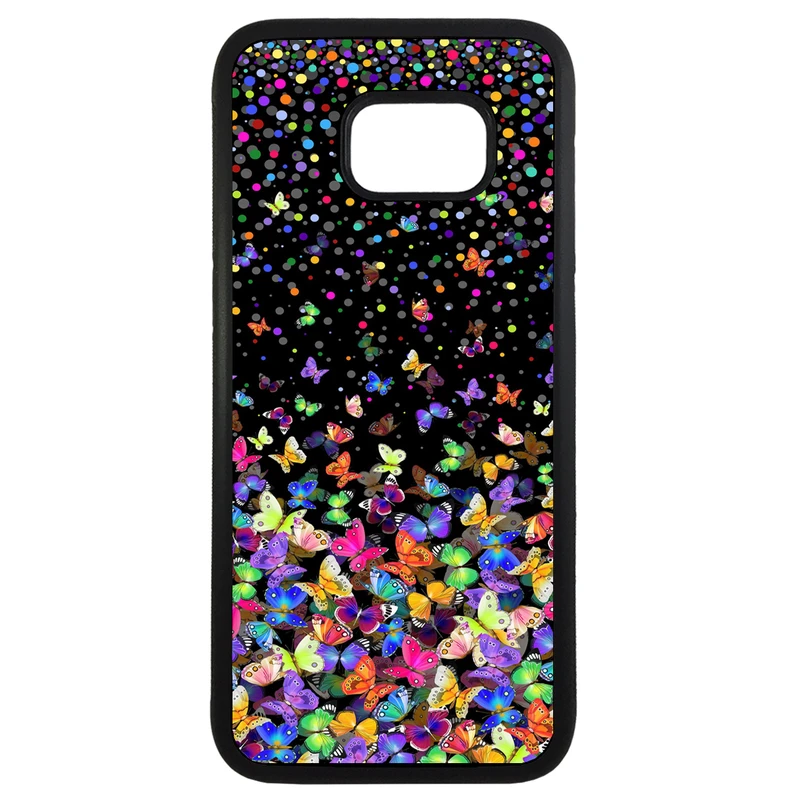 کاور طرح پروانه ها کد 1146 مناسب برای گوشی موبایل سامسونگ galaxy s7 edge
