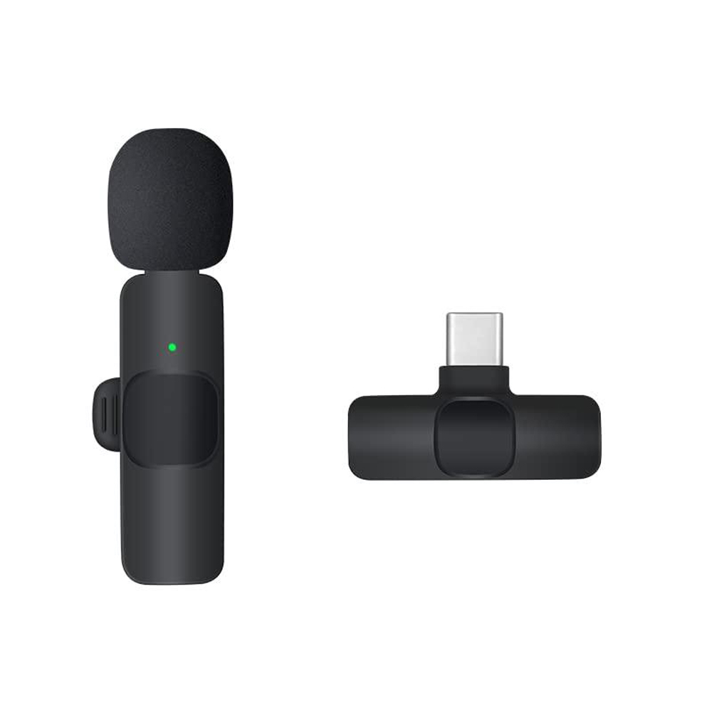 میکروفون یقه ای بی سیم F2 با درگاه اتصال USB-C