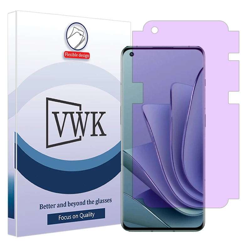 محافظ صفحه نمایش ضد اشعه بنفش وی دبلیو کی مدل Eye care مناسب برای گوشی موبایل وان پلاس 10 Pro