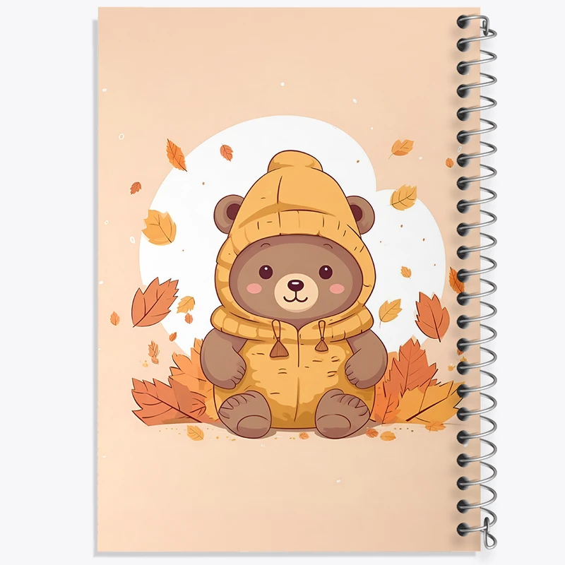 دفتر لیست خرید 50 برگ خندالو طرح خرس بامزه کد F7301