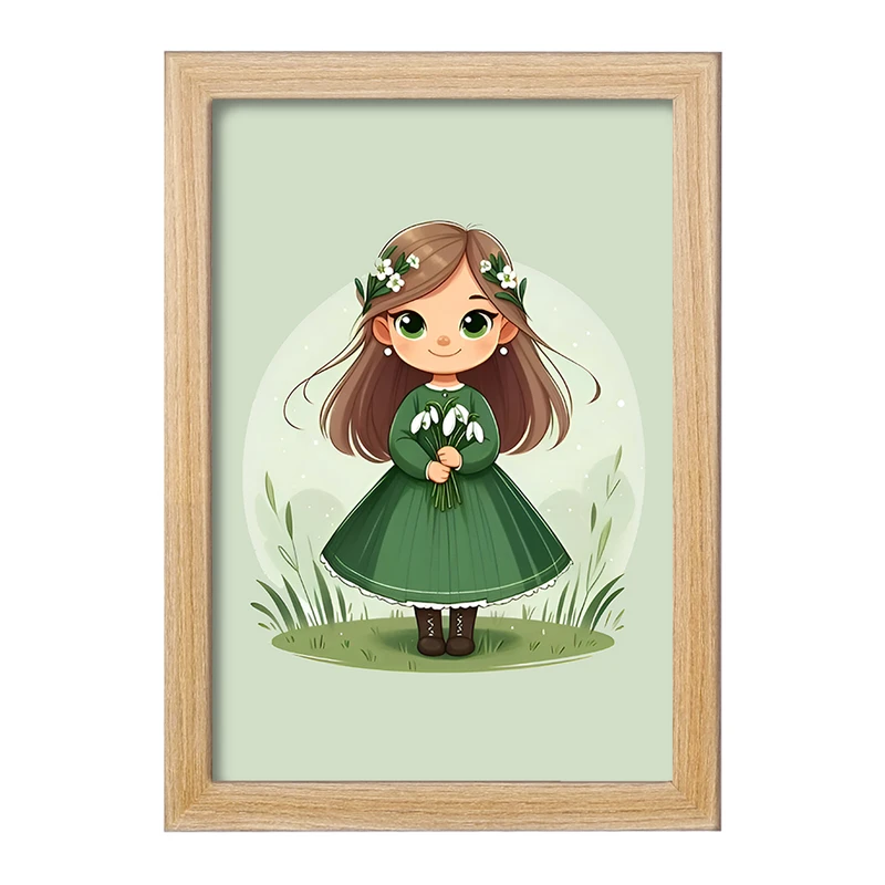 تابلو خندالو مدل دخترانه کیوت کد F7855