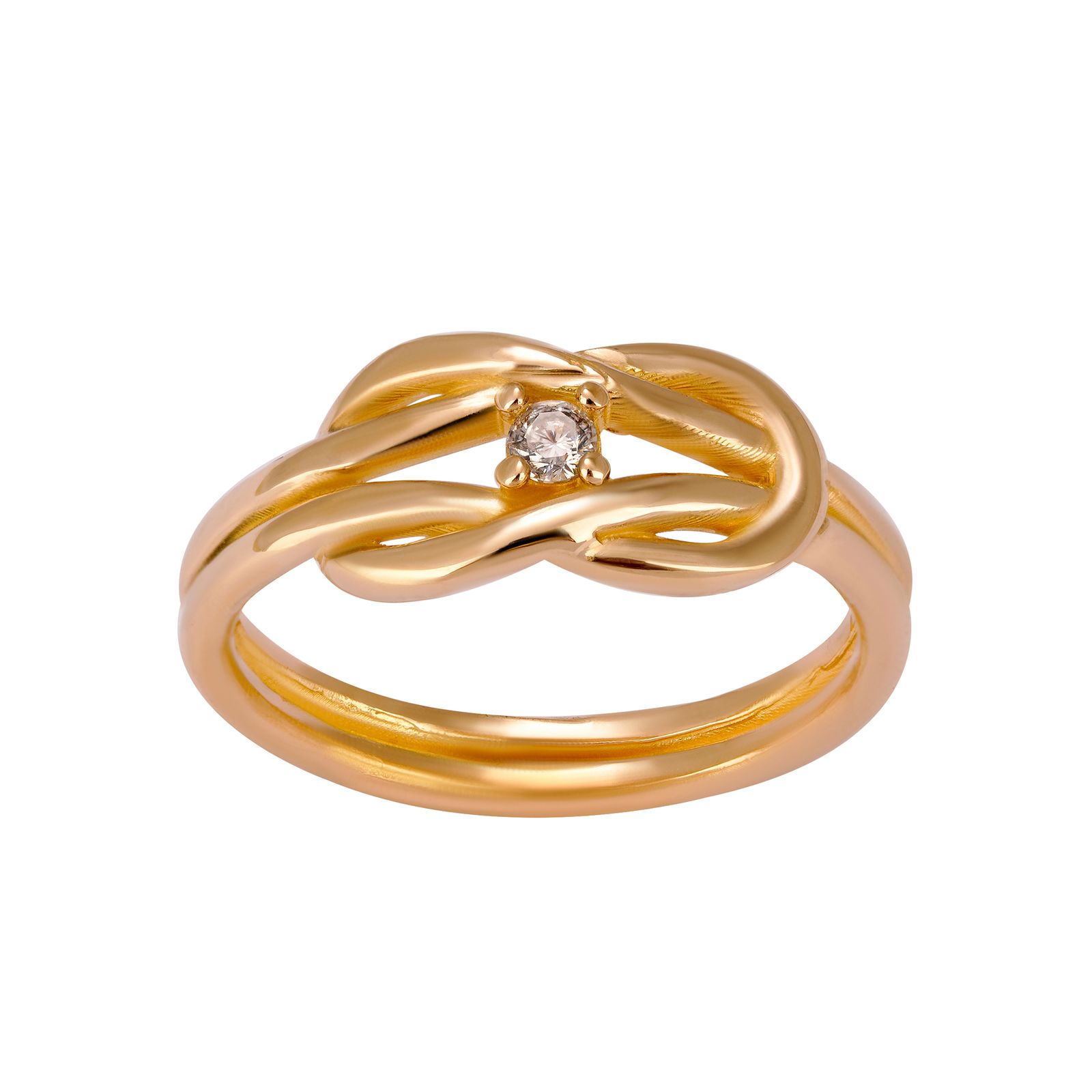 انگشتر طلا 18 عیار زنانه جواهری سون مدل 3621 -  - 1