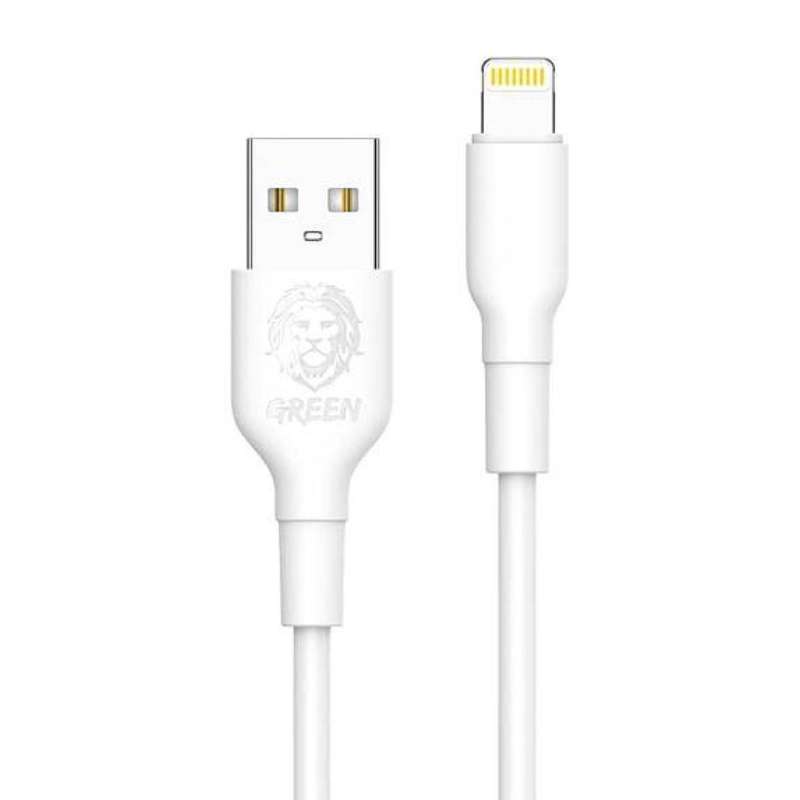 کابل تبدیل USB به لایتنینگ گرین لیون مدل PVC طول 1.2 متر