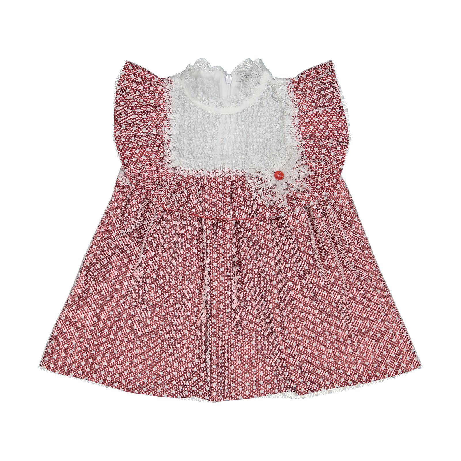 پیراهن نوزادی دخترانه فیورلا مدل 22021-04 -  - 1